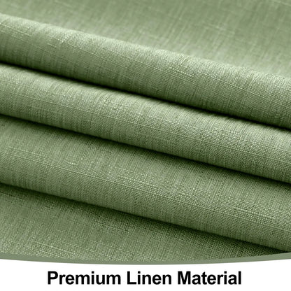 Olanly Rectangle Tablecloth Faux Linen Table Cloth Waterproof Wipeable Fabric Tablecloth Washable Table Cover For Kitchen Dining