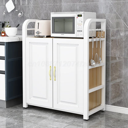 Kitchen Shelf  Islands Storage Rack Home Organizer Cabinet Furniture With Non-slip Feet For Kitchens Complete Cabinets