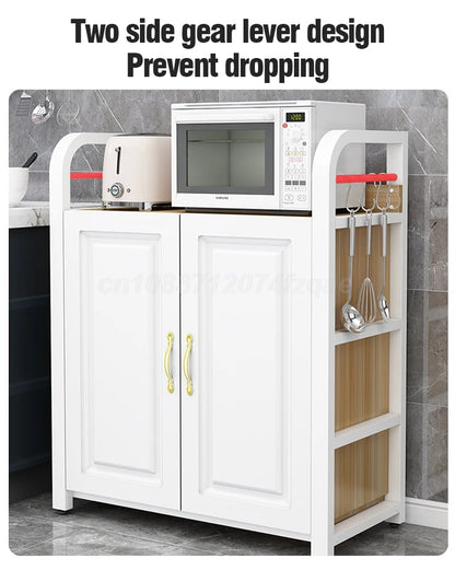 Kitchen Shelf  Islands Storage Rack Home Organizer Cabinet Furniture With Non-slip Feet For Kitchens Complete Cabinets