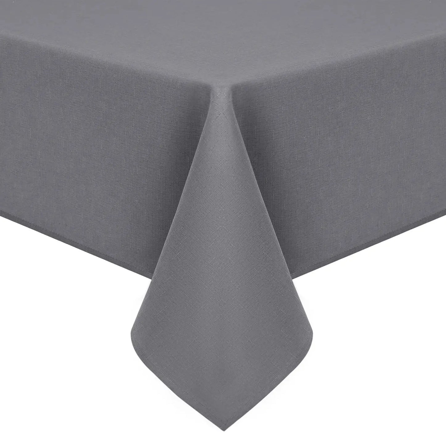 Olanly Rectangle Tablecloth Faux Linen Table Cloth Waterproof Wipeable Fabric Tablecloth Washable Table Cover For Kitchen Dining