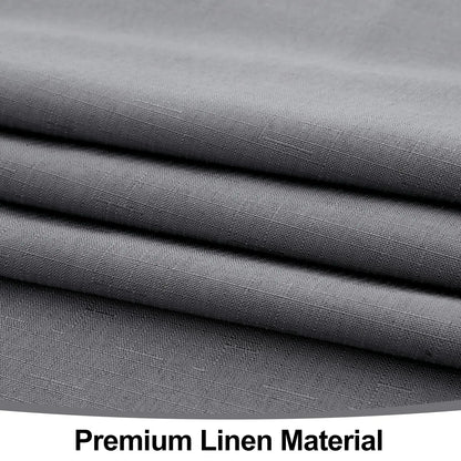 Olanly Rectangle Tablecloth Faux Linen Table Cloth Waterproof Wipeable Fabric Tablecloth Washable Table Cover For Kitchen Dining