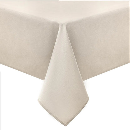 Olanly Rectangle Tablecloth Faux Linen Table Cloth Waterproof Wipeable Fabric Tablecloth Washable Table Cover For Kitchen Dining